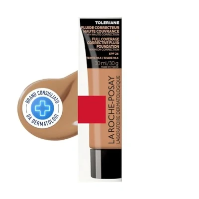 Immagine di Toleriane Teint fluido Colore 10,5 Fondotinta correttore ad alta coprenza 30 ml