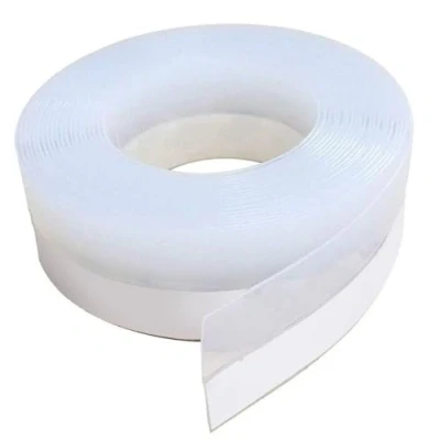 Immagine di Guarnizione Inferiore Porta Autoadesiva Striscia Finestra Paraspifferi Sottoporta in Silicone Trasparente Della Per Antipolvere a Prova di Insetti 5M / 35mm