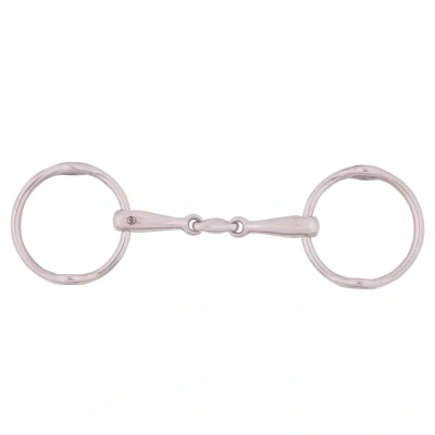 Immagine di BR Fermaglio doppio rotto Gag in acciaio inossidabile massiccio 18mm 13,5 RVS Grigio