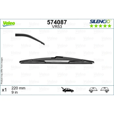 Immagine di Spazzola tergi Valeo 574087 220mm posteriore RENAULT: Clio V Hatchback, DACIA: Jogger I MPV