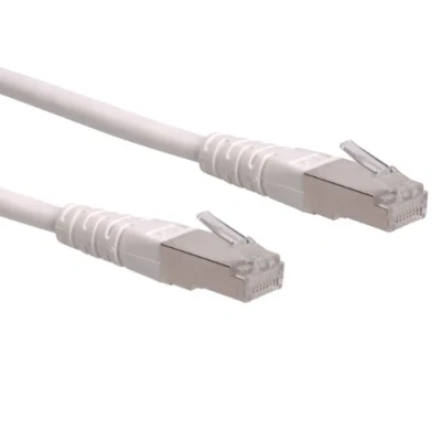 Immagine di Roline 21.15.1406 RJ45 cavo di rete, patch CAT 6 S/FTP 20.00 m Bianco doppia schermatura 1 pz.