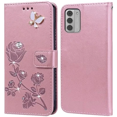 Immagine di Cover per Nokia G42 5G Custodia,Carta Fessura, Supporto Stand,Silicone TPU,Flip Protettiva Case