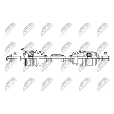 Immagine di Albero motore/Semiasse NTY NPW KA 402
