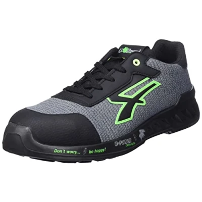Immagine di U Power Red Leve Mike, Scarpe Antinfortunistiche, da Ginnastica Unisex Leggere e antiperforazione, Suola in Rafia, Infinergy, con Puntale Alluminio (45)
