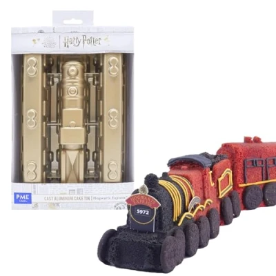 Immagine di PME Harry Potter Set di 3 Teglie da forno a stampo Treno Hogwarts Express