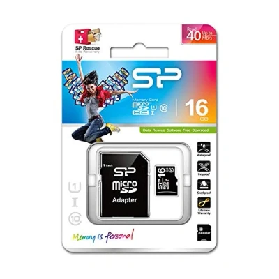Immagine di Silicon Power SP016GBSTH010V10 SP Micro SDHC Class 10