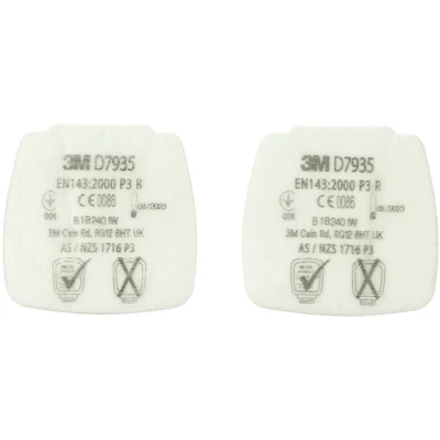 Immagine di 3M Filtro di inserimento particelle Secure Click D7935 P3 R 4 pz.