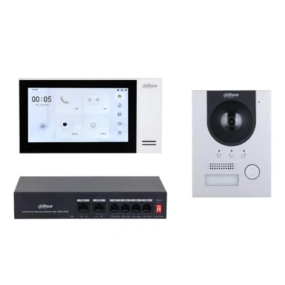 Immagine di DAHUA KTP01L(F) KIT VIDEOPORTERO IP EXTERIOR PARA INSERTAR + MONITOR INTERIOR