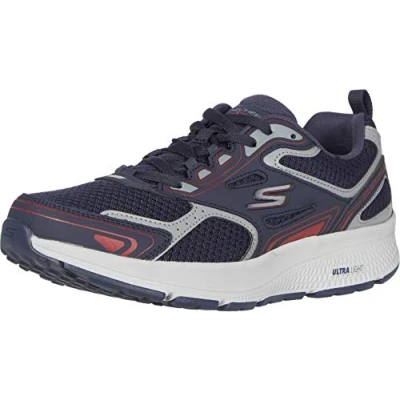 Immagine di Skechers Performance GO RUN Consistent Scarpe running neutre, Uomo, Taglia: 42, Navy/red Tessuto / sintetico