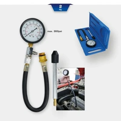 Immagine di Brilliant Tools 2 pcs Petrol engine compression tester set