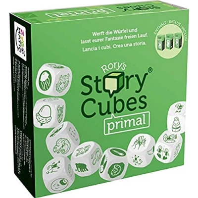 Immagine di Rory&#039;s Story Cubes Primal (verde scuro). Base Multi (ITA). Gioc...