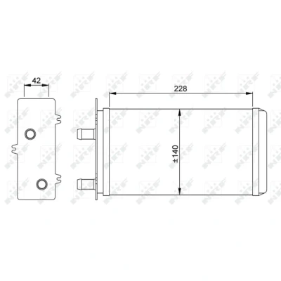 Immagine di NRF 53214 Radiatore Riscaldamento