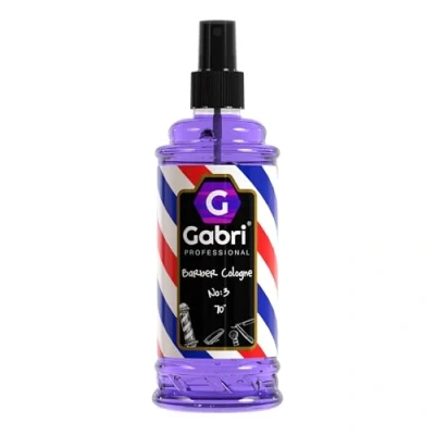 Immagine di Gabri Barber Cologne 400 ml EDC After Shave Rasatura acqua profumata fruttata dolce Eau de con pratico dispenser di pompe (No3 Viola)