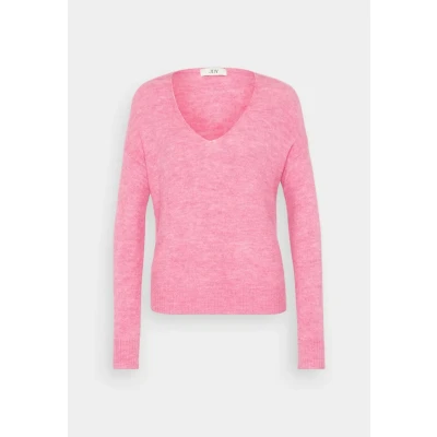 Immagine di JDY Jdyelanora L/S Vneck NOOS Maglione, Donna, Taglia: XS, Pink cosmos melange