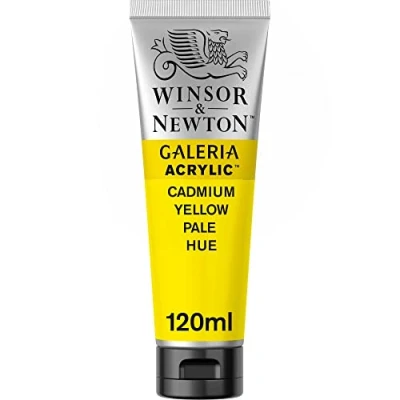 Immagine di Winsor &amp; Newton Galeria Colore Acrilico 120 ml Giallo di Cadmio Chiaro Imitazione