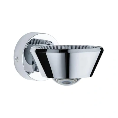Immagine di Paulmann Sabik 70947 Lampada LED a parete per bagno 9 W Bianco caldo Cromo (lucido)
