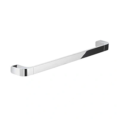 Immagine di GEDY Outline Porta asciugamani bagno cromo 55 cm, Misure: 3X55,1X7 CM &amp; 1,17 KG, salviette in ottone, Cromall®, resine termoplastiche, acciaio inox, Design Simone Micheli, 15 anni di garanzia