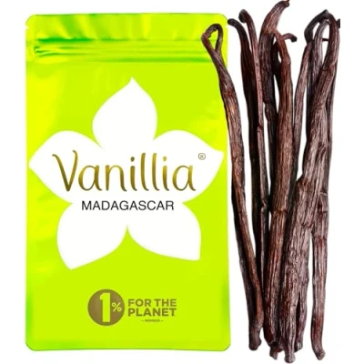 Immagine di VANILLIA 6 Baccelli di Vaniglia Bourbon dal Madagascar Baccello L 14/16cm Sacchetto FreshZIP
