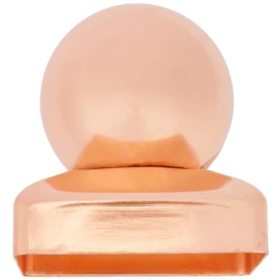 Immagine di Alberts 217303 Copripalo per pali in legno, con testa a sfera, rame, 70 x mm