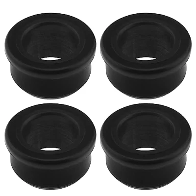 Immagine di ECSiNG 4 inserti riduttori per asse ruota, in plastica, carrelli e carrelli, con fori da 25 mm a 16 mm, pezzi