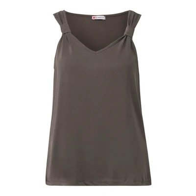 Immagine di Street One MIT Knoten Top, Donna, Taglia: 40, Braun