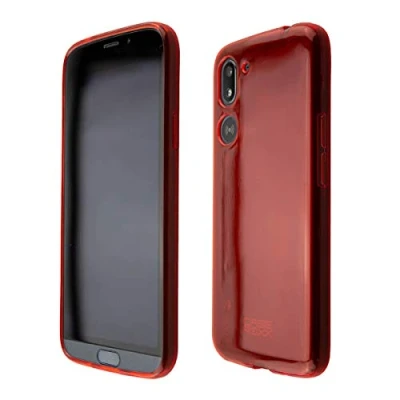 Immagine di caseroxx TPU Custodia per Doro 8050/8050 Plus, Guaina (TPU in rosso)