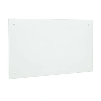 Immagine di [NEU.Haus] Paraschizzi in Vetro Temperato Protezione Elegante e Resistente per Pareti di Cucina Facile da Pulire, al Calore ai Graffi 90 x 50 cm Bianco Opaco