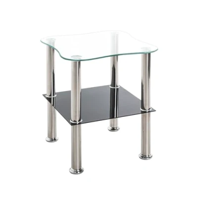 Immagine di HAKU Möbel Tavolino, acciaio inossidabile, inossidabile nero, L 40 x P A 47 cm