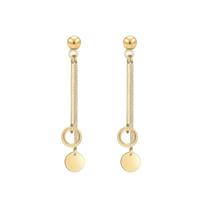 Immagine di Elli Circle Stick Basic Orecchini goldcoloured, Donna, Taglia: One Size, Gold coloured
