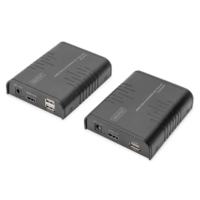 Immagine di Digitus DS 55529 1 Porta Kit extender, estensore HDMI Nero