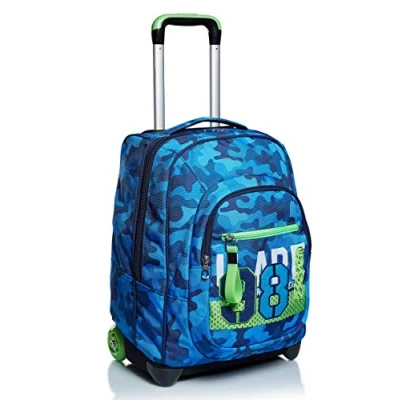 Immagine di Seven Trolley CREW 2 IN 1 CON Cross OVER System Scuola Viagg per bambini, Taglia: One Size, Blu