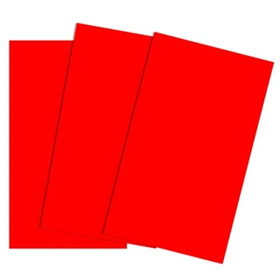 Immagine di House of Card &amp; Paper, cartoncino colorato in formato A2, 220 grammi/m², rosso (confezione da 50 fogli)