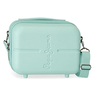 Immagine di Pepe Jeans Highlight Beauty case adattabile con tracolla, 29 x 21 15 cm, blu, 29x21x15 cms, tracolla