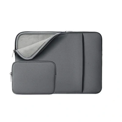 Immagine di RAINYEAR 11 11,6 Pollici Custodia Protettiva per Laptop PC Notebook Computer Sleeve Tasca Caso Morbide con Piccola Borsa Aggiuntiva,Compatibile 11,6&quot; MacBook Air Chromebook(Grigio,Versione Aggiornata)