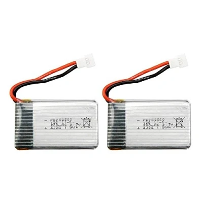 Immagine di YUNIQUE 2 Pezzi Batterie Lipo Ricaricabili 3.7v, 500mAh per Rc Droni Quadricotteri Syma X5 X5C X5SC X5SW, Cheerson CX 30W, Skytech M68, Wltoys F949, JJRC H5C
