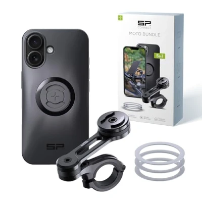 Immagine di SP CONNECT moto Bundle SPC+ Compatibile con iPhone 16 Supporto per cellulare e ciclomotori gadget navigatore