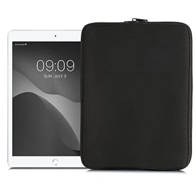Immagine di kwmobile Cover Tablet Compatibile con 12,4&quot; 12,9&quot; Custodia eReader Universale Copertina Protettiva in Neoprene nero