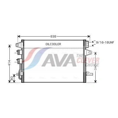 Immagine di PRASCO CR5088 Condensatore 15,3 Alluminio 752 R 134a CHRYSLER: VOYAGER 4