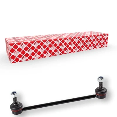 Immagine di febi BILSTEIN 28601 Bielletta barra stabilizzatrice Assale anteriore Sx, Dx 263 M12 x 1,75 Plus con dado autobloccante Acciaio