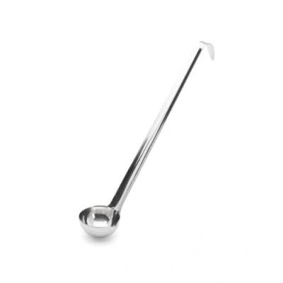 Immagine di De Buyer Utensile monoblocco in Acciaio Inossidabile Mestolo Monopezzo con beccuccio, Diametro 6 cm, 301.66, 6.00 cm
