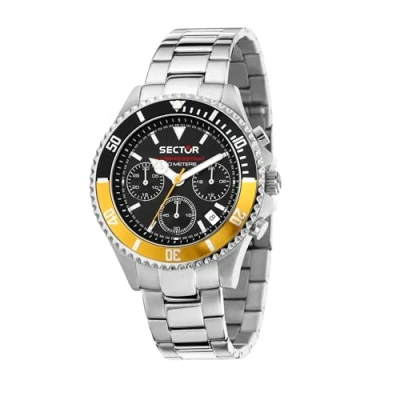 Immagine di Sector No Limits Orologio Analogico al Quarzo Uomo con Cinturino in Acciaio Inossidabile 8056783168606
