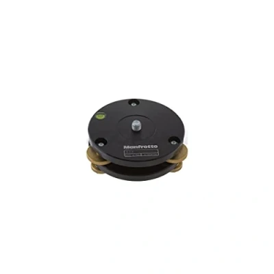 Immagine di Manfrotto 338 Piastra per Testa Video, Nero Alluminio