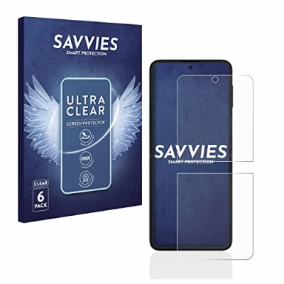 Immagine di savvies (6 Pezzi Pellicola Protettiva per Samsung Galaxy Z Flip 3 5G Protezione Schermo Trasparente