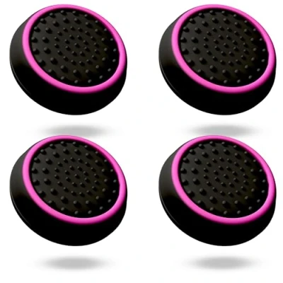 Immagine di MatoSan® Grip Joystick cap Analogico, Accessorio di Impugnatura Tappi Assistenza alla Mira per Xbox One Serie X S Switch PRO Controller PS5 PS4 Stick Protezione (4 Pezzi Rosa)