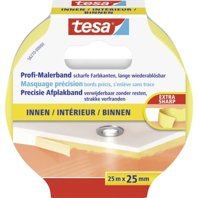 Immagine di tesa®, nastro di precisione da pittore (indoor) (L x P) 25 m mm grigio 56270 contenuto: 1 rotolo