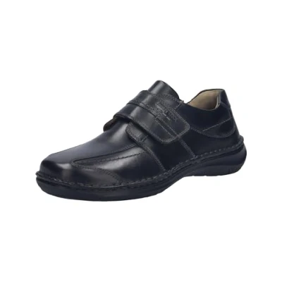 Immagine di Josef Seibel New Anvers 02 Hook and Loop Sneaker da uomo, K (extra larghe), soletta intercambiabile, Nero , 42 EU