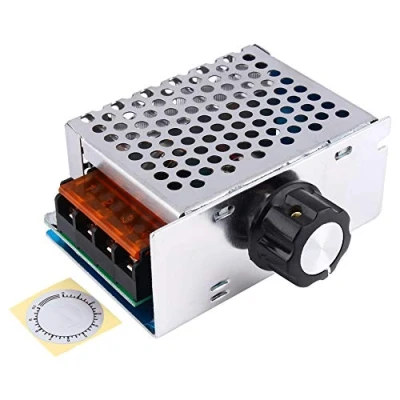 Immagine di Samfox Regolatore di Tensione 220v Motore Corrente Continua Velocita Motori AC 4000w Elettronico Regolabile Potenza Interruttore con Custo