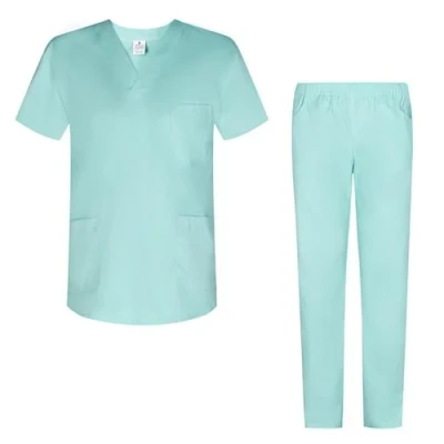 Immagine di MISEMIYA Uniformi Unisex Set Camice Uniforme Medica con Maglia e Pantaloni Mediche sanitarie Ref.8178 XX Large, Turchese