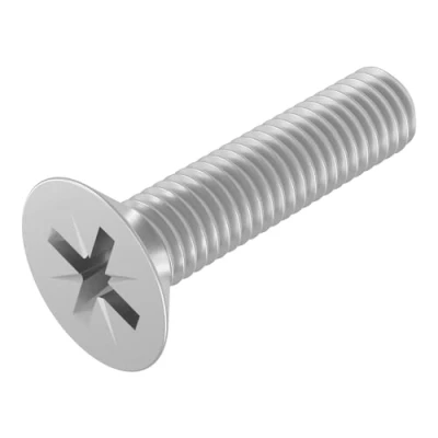Immagine di SECCARO Viti a testa svasata M5 x 22 mm, in acciaio inox V2A VA A2, DIN 965, Phillips PZ, filettatura completa, 20 pezzi