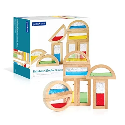 Immagine di Guidecraft Blocks Rainbow Shimmering Water, Multicolore, GDCG3013